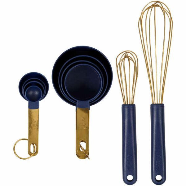 Navy Blue & Gold Mix and Measure Set