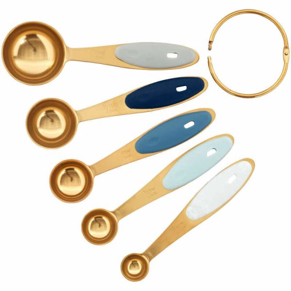 Navy & Gold Nesting Measuring Spoons