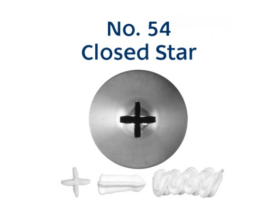 No.54 Closed Star Piping Tip