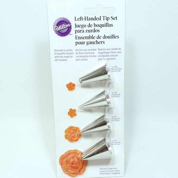 Shop Left Handed Tip Set Wilton Coast Cakes