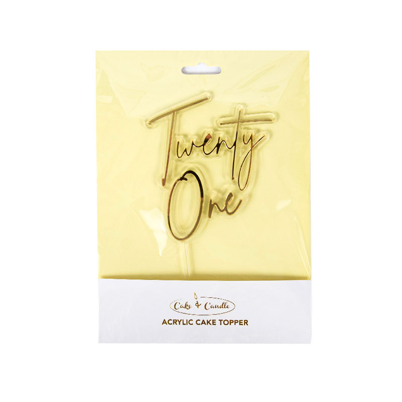 Twenty One - Gold/Clear