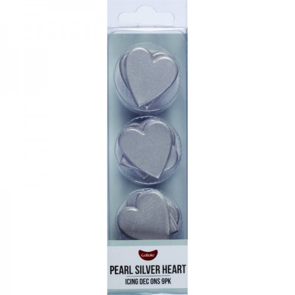 Pearl Silver Hearts