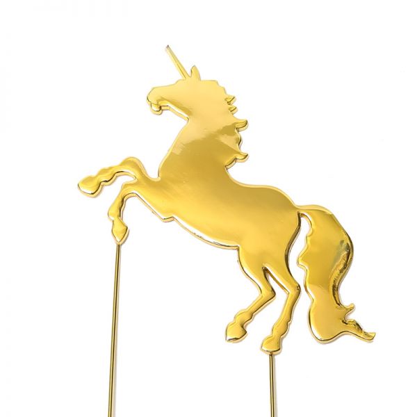 Gold Plated Unicorn Topper