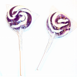 Purple Swirly Pop