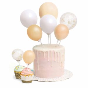 Mini Balloon Cake Topper Kit - Gold